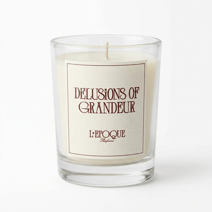 Delusions of Grandeur scented mini candle boozy amber tobacco 2oz 20 hour burn - L'Epoque Parfums