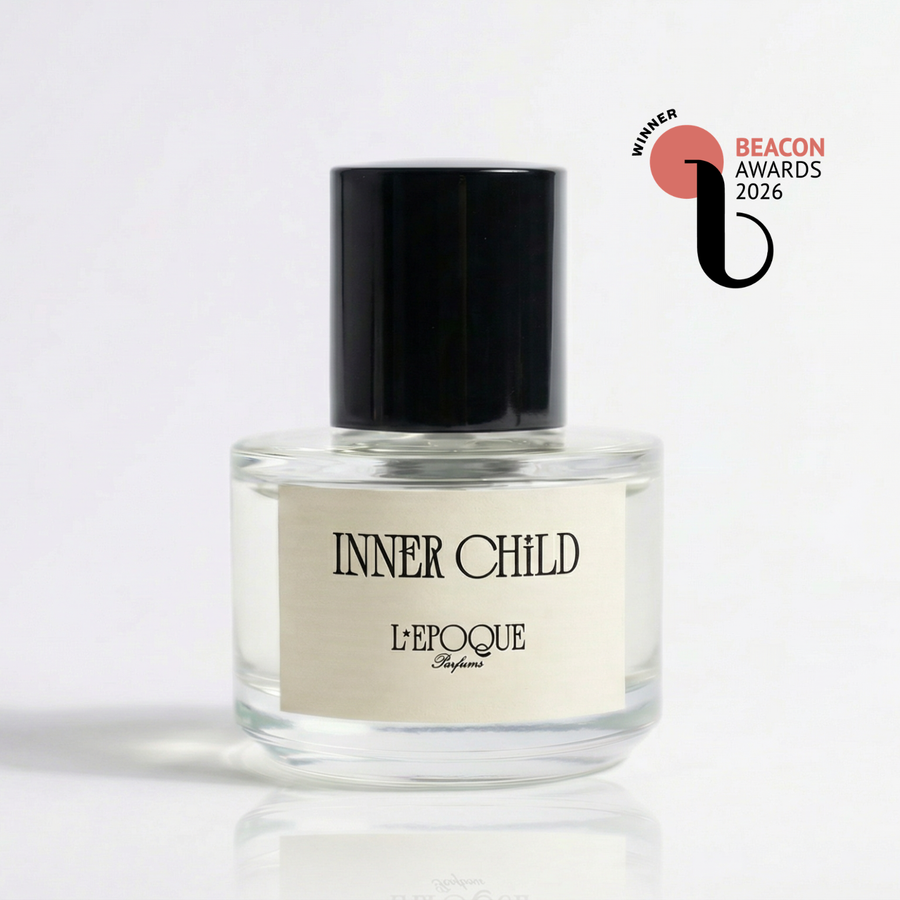 L'Epoque Parfums Inner Child Bottle with the Beauty Independent Beacon Award Seal